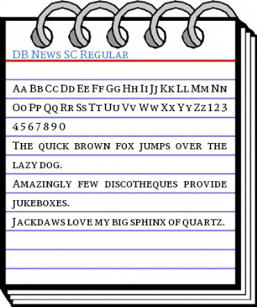 DB News SC Regular Font