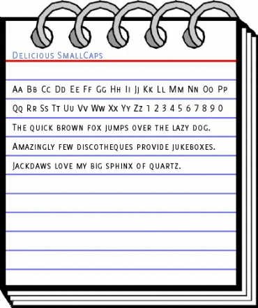 Delicious SmallCaps Font