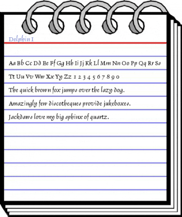 Delphin I Font