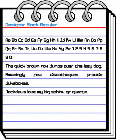 Designer Block Regular Font