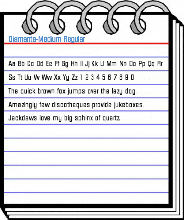 Diamante-Medium Regular Font