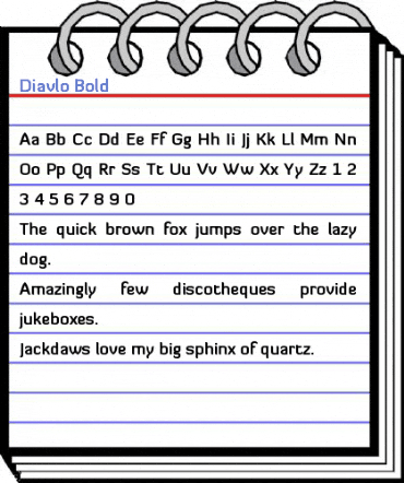 Diavlo Bold Font