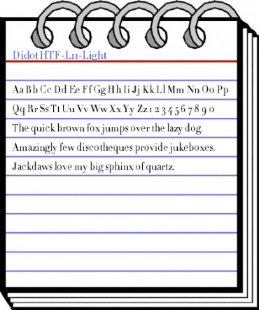 Didot HTF-L11-Light Font