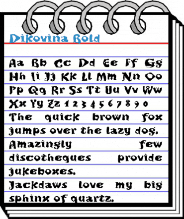 Dikovina Bold Font