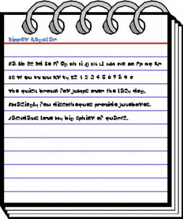 Dippex Regular Font