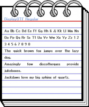 DisplayOTF Regular Font