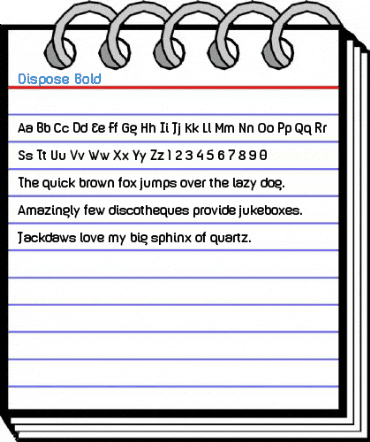 Dispose Bold Font