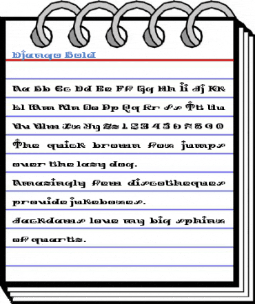 Django Bold Font
