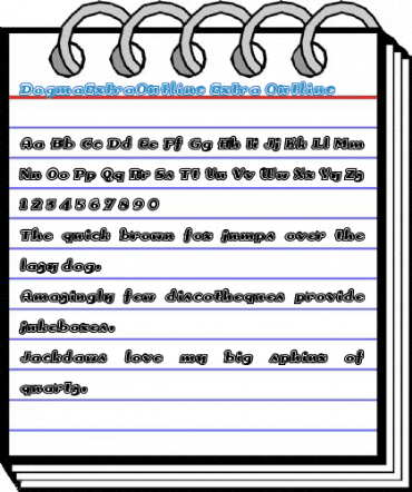 DogmaExtraOutline Extra Outline Font