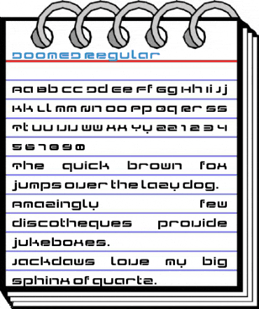 DOOMED Regular Font