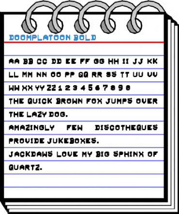 DoomPlatoon Bold Font