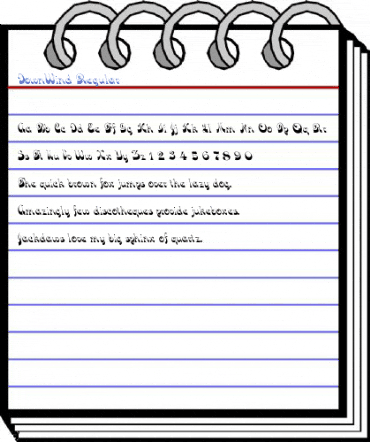 DownWind Regular Font