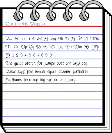 Drachenfels Regular Font