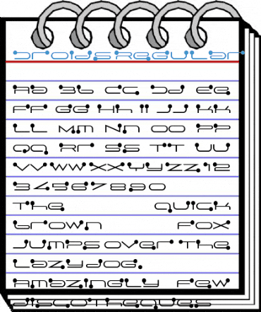Droids Regular Font