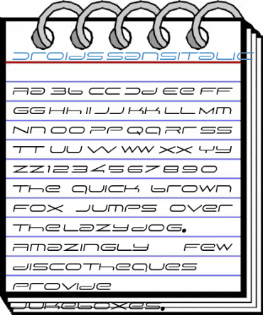 Droids SansItalic Font