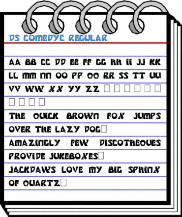 DS ComedyC Font