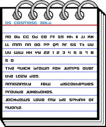 DS CosmosC Bold Font