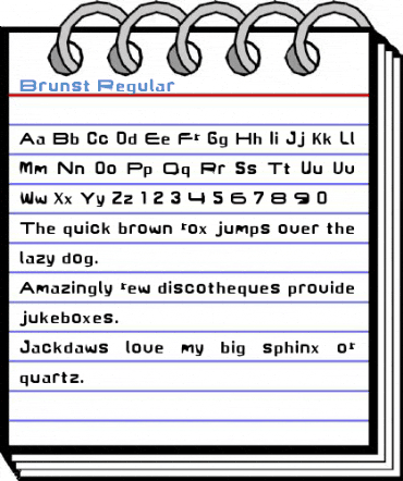 Brunst Regular Font