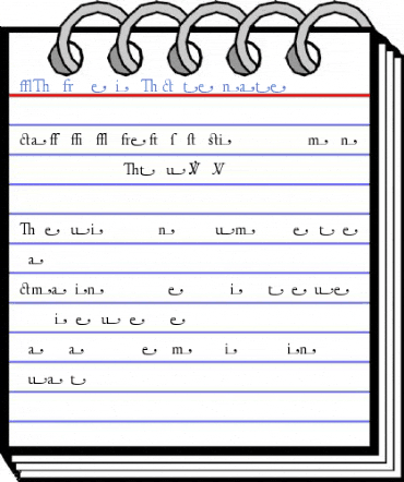 DTL Elzevir T Alternate Font