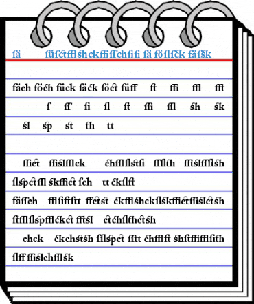 DTL Fleischmann D Bold Alt Font