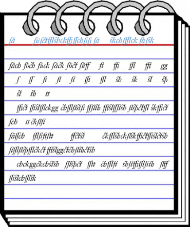 DTL Fleischmann D Italic Alt Font