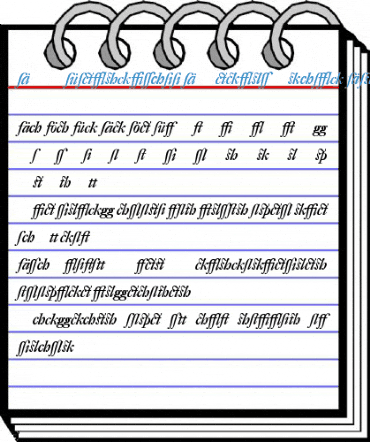DTL Fleischmann D Medium Italic Alt Font