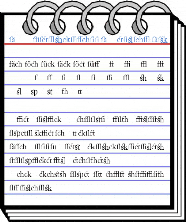 DTL Fleischmann D Regular Alt Font