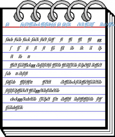 DTL Fleischmann D Alt Medium Italic Font
