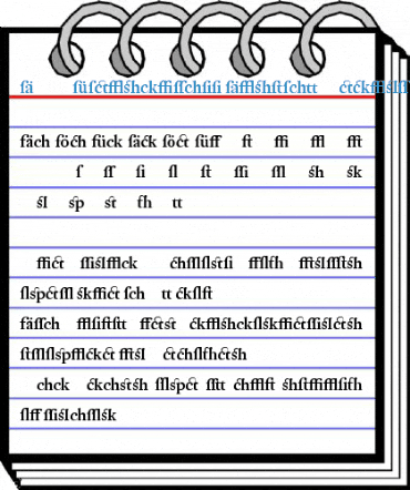 DTL Fleischmann Display Medium Font