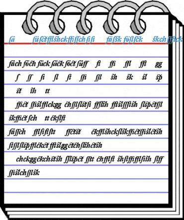 DTL Fleischmann T Alt Bold Italic Font