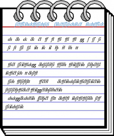 DTLFleischmannTAlternate Italic Font