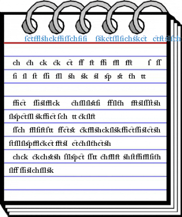 DTLFleischmannTAlternate Regular Font