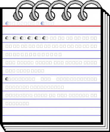 DTL Unico T Euro Font