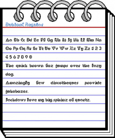 DublonC Regular Font