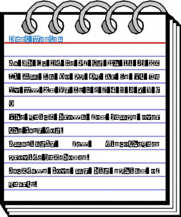 Dust Westen Font