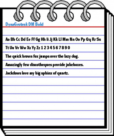 DynaGrotesk DM Bold Font