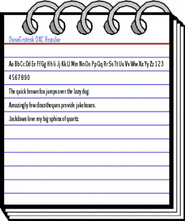 DynaGrotesk DXC Regular Font