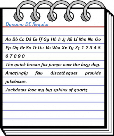 Dynamo DE Regular Font