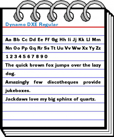 Dynamo DXE Font