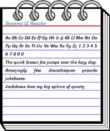 Dynamo LE Regular Font