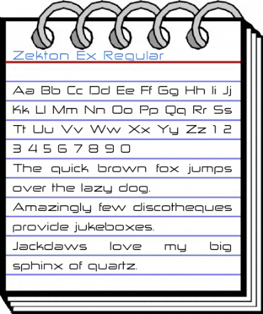 Zekton Ex Font