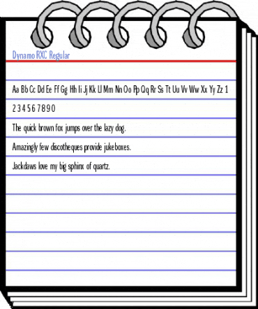 Dynamo RXC Regular Font