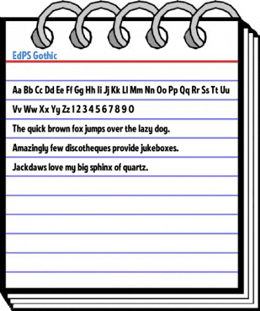EdPS Gothic Font