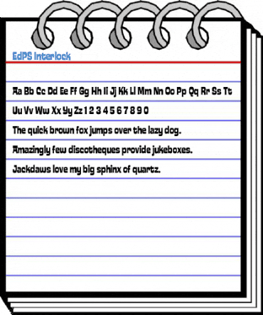EdPS Interlock Font