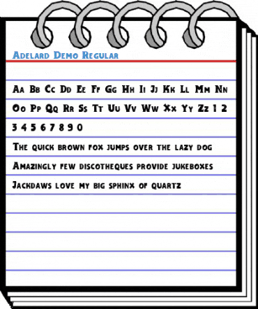 Adelard Demo Regular Font