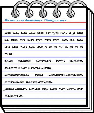 ElectroBazar Regular Font
