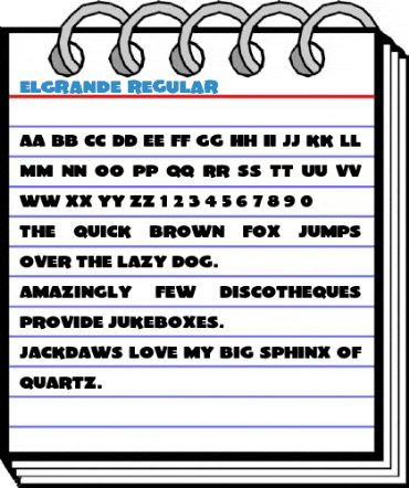 ElGrande Regular Font