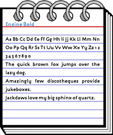 Engine Bold Font