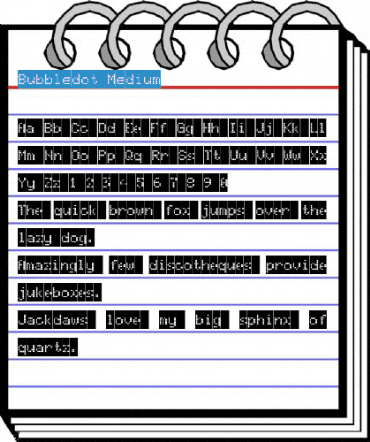 Bubbledot Medium Font