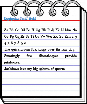EquipoizeSerif Bold Font